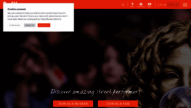 What Busk.co website looked like in 2022 (2 years ago)