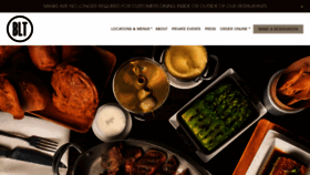 What Bltrestaurants.com website looked like in 2022 (1 year ago)