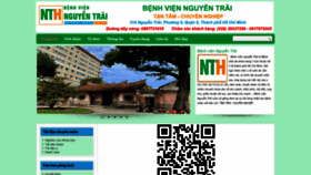 What Bvnguyentrai.org.vn website looked like in 2022 (1 year ago)