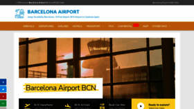 What Barcelonaairportbcn.com website looked like in 2022 (1 year ago)