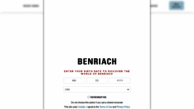 What Benriachdistillery.com website looked like in 2022 (1 year ago)