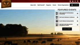 What Bamabeef.org website looked like in 2022 (1 year ago)