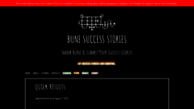 What Bunesuccess.com website looked like in 2022 (1 year ago)
