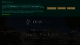 What Botanicgardens.ie website looked like in 2022 (1 year ago)