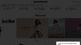 What Brands4friends.de website looked like in 2022 (1 year ago)