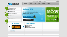 What Bsplayer.org website looked like in 2022 (1 year ago)