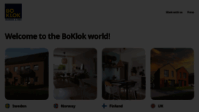 What Boklok.com website looked like in 2022 (1 year ago)
