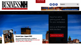 What Businessnhmagazine.com website looked like in 2022 (1 year ago)