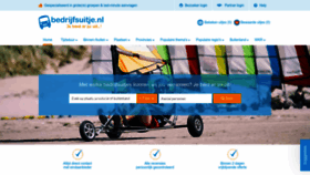 What Bedrijfsuitje.nl website looked like in 2022 (1 year ago)