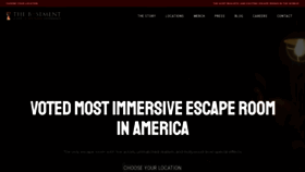 What Basementescaperoom.com website looked like in 2022 (1 year ago)