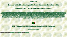 What Bdhp.de website looked like in 2022 (3 years ago)