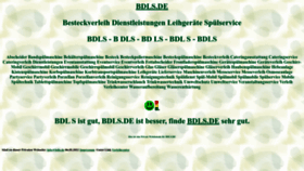 What Bdls.de website looked like in 2022 (1 year ago)