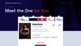 What Bestforeignbride.com website looked like in 2022 (1 year ago)
