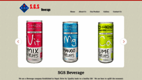 What Beveragesgs.com website looked like in 2022 (1 year ago)