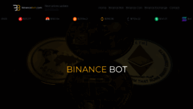 What Binancebot.com website looked like in 2022 (1 year ago)