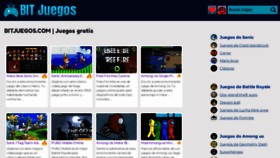 What Bitjuegos.com website looked like in 2022 (1 year ago)