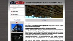 What Budoprojekt.eu website looked like in 2022 (1 year ago)