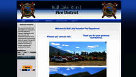 What Bulllakevfd.org website looked like in 2022 (1 year ago)