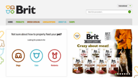 What Brit-petfood.com website looked like in 2022 (1 year ago)