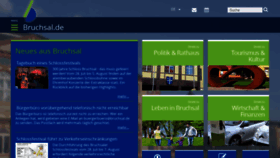 What Bruchsal.de website looked like in 2022 (2 years ago)