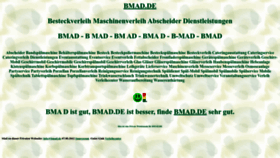 What Bmad.de website looked like in 2022 (1 year ago)