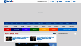 What Bali.tribunnews.com website looked like in 2022 (1 year ago)