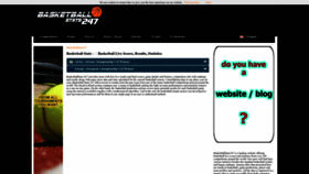 What Basketballstats247.com website looked like in 2022 (1 year ago)