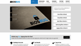 What Biosbug.com website looked like in 2022 (1 year ago)