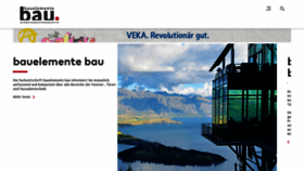 What Bauelemente-bau.de website looked like in 2022 (1 year ago)