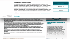What Bausch-lomb.de website looked like in 2022 (1 year ago)