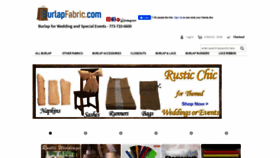 What Burlapfabric.com website looked like in 2022 (3 years ago)