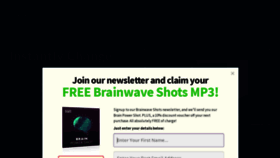 What Brainwaveshots.com website looked like in 2022 (1 year ago)