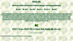 What Baoc.de website looked like in 2022 (2 years ago)