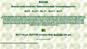 What Batv.de website looked like in 2022 (1 year ago)