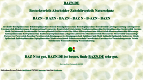 What Bazn.de website looked like in 2022 (1 year ago)