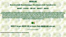 What Bdmu.de website looked like in 2022 (3 years ago)