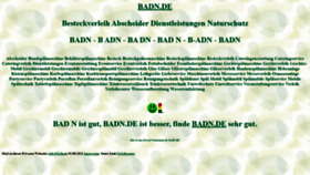 What Badn.de website looked like in 2022 (1 year ago)