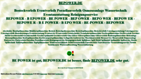 What Bepower.de website looked like in 2022 (2 years ago)