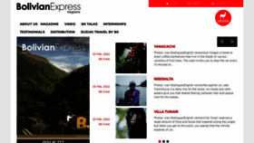 What Bolivianexpress.org website looked like in 2022 (1 year ago)