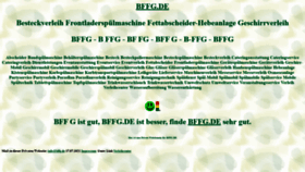What Bffg.de website looked like in 2022 (1 year ago)