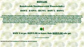 What Bmwx.de website looked like in 2022 (2 years ago)