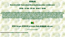 What Bnbi.de website looked like in 2022 (1 year ago)