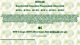 What Bnwg.de website looked like in 2022 (1 year ago)