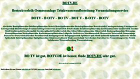 What Botv.de website looked like in 2022 (1 year ago)