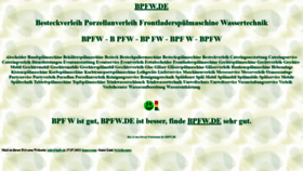 What Bpfw.de website looked like in 2022 (2 years ago)