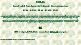 What Bpsk.de website looked like in 2022 (1 year ago)