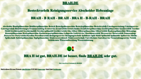 What Brah.de website looked like in 2022 (4 years ago)