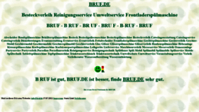 What Bruf.de website looked like in 2022 (1 year ago)