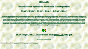 What Bsac.de website looked like in 2022 (1 year ago)