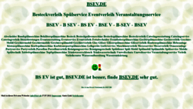What Bsev.de website looked like in 2022 (1 year ago)